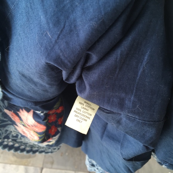 Embroidered flowey skirt 100% cotton - Picture 5 of 5